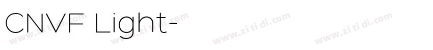 CNVF Light字体转换